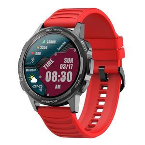 X28 1.32inch 360 * 360 HD Grand écran Smart Montre Smart Récompense cardiaque de la fréquence cardiaque Surveiller la pression artérielle Oxygène GPS Tracker Sport Sport Plein Touch Bracelet