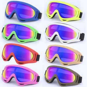 X400 Goggles Motorfietsglazen Tactieken Wind en Sand Preventie Cross-Country Shock Resistance Ski Goggles Outdoor Sports 39NW