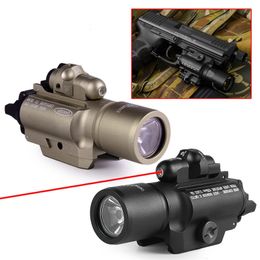 X400 lampe de poche Led M4 fusil 20mm Picatinny Weaver Rail Mount avec Combo Lasersight rouge pour la chasse tactique