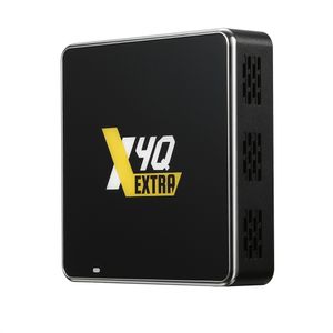 X4Q boîtier TV supplémentaire Android 11 Amlogic S905X4-j LPDDR4 4 go 128 go android UGOOS double WIFI6 1000M LAN 4K