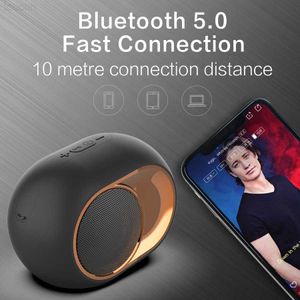 X6 Bluetooth 5.0 Haut-parleur TWS Haut-parleurs sans fil portables pour téléphone PC Étanche Support de musique stéréo extérieure TF AUX USB FM L230822