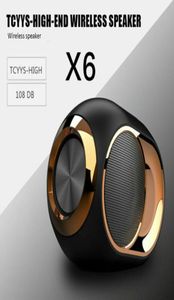 X6 HIFI Bluetooth -luidspreker Portable Wireless Bluetooth 50 Stereo Sound SoundBar FM TWS SD Card Aux Mini Wireless Speaker8556802