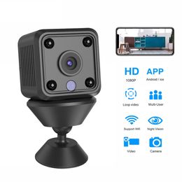 X6 Mini WiFi IP Camera 1080P HD Infrarood Nachtzicht Bewegingsdetectie Bewakingscamera's Home Security Draadloze Cam