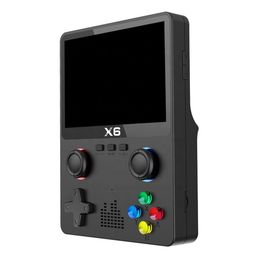 X6 draagbare handheld gamespeler 3,5 inch scherm 32 / 64GB klassieke retro videogameconsole voor kinderen cadeau