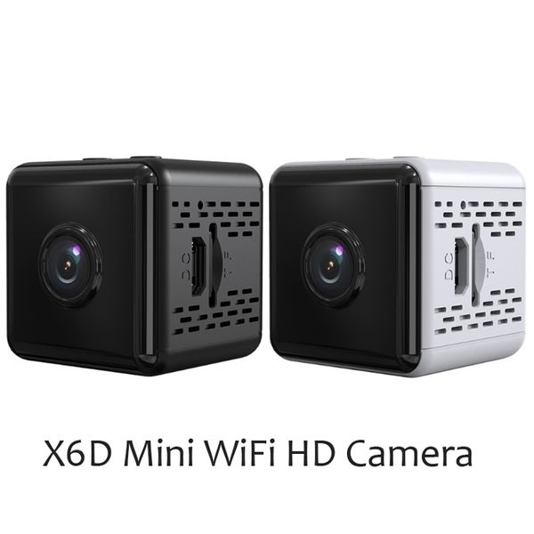 X6D inalámbrico HD WiFi 4K 1080P Mini cámara interior deportes al aire libre grabadora DV videocámara visión nocturna cámaras de vídeo seguridad del hogar