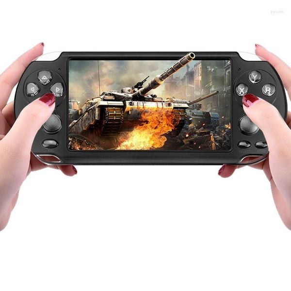 X9-S est utilisé pour la console de jeu portable rétro Lecteur vidéo à écran portable de 5,1 pouces avec caméra Mp4 prenant en charge TF