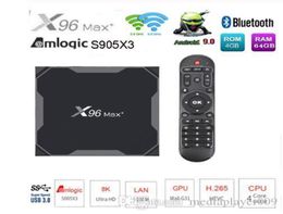 X96 MAX Plus Amlogic S905X3 4G 64G2g 16g4g 32g Android 90 TV Box Quad Core double WiFi BT402819047