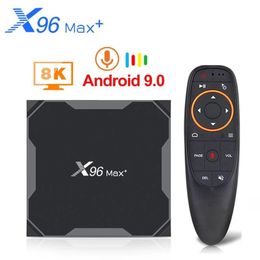 X96MAX+ Android 9.0 TV Box, Amlogic S905X3 Quad Core, 4/64GB, Dual WiFi 2.4/5.0G, 8K HD, 1000M Ethernet, Stream Films Games