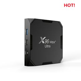 X96 MAX Ultra Smart TV Box Android 11.0 Amlogic S905X4 Quad Core DUAL Wifi BT 8K Aggiornamento X96Max Plus Set top box