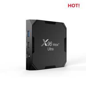 X96 MAX Ultra Smart TV Box Android 11.0 Amlogic S905X4 Quad Core DOUBLE Wifi BT 8K Mise à niveau X96Max Plus Décodeur