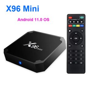 X96 mini Android 11.0 TV BOX Amlogic S905W2 Quad Core 2GB 16GB 1GB 8GB Suppot 4K 2.4G 5.8G Dual WiFi Set-top box