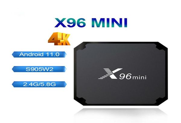 X96 Mini TV Box 2 Go 16 Go Quad Core Amlogic S905W2 Smart TVBox Android 11 1G8G2019364