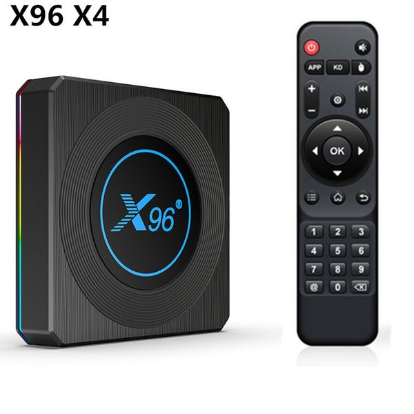 X96 X4 Android 11 Smart TV Box Wifi Media Player Box Box