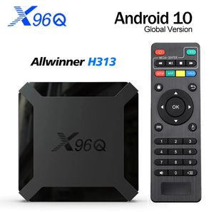 X96Q Android 100 rapide Smart TV BOX 2GB 16GB Allwinner H313 Quad Core 4K VS X96 Mini décodeur rapide 240130