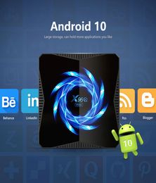 X96Q MAX Android 10.0 TV Box 4 Go 32 Allwinner H616 Dual WiFi BT 4K HDR YouTube X96 Set Top Boxes2263755