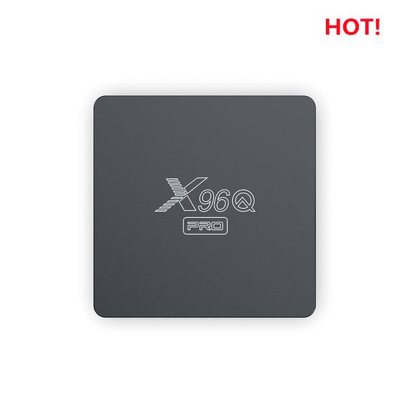 X96Q PRO nouveau boîtier TV intelligent Android 10 Allwinner H313 2.4GWiFi 4K HD décodeur PK X96Q X96 mini