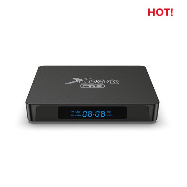 X96Q PRO TV BOX Android 10.0 Allwinner H313 Quad Core 2.4G Wifi 2GB 16GB Smart Tv Media Player X96 Q 1G 8G Set Top Box 4K