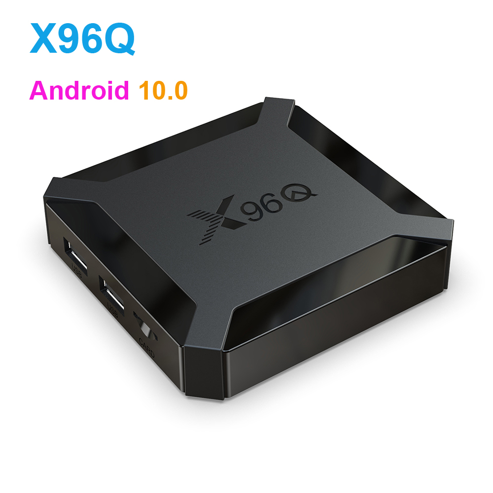 X96Q Smart TV Box Android 10.0 Allwinner H313 czterordzeniowy 2GB 16GB obsługa 4K Netflix Youtube dekoder odtwarzacz multimedialny