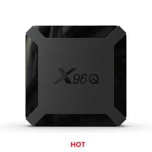 X96Q TV Box Android 10 OS 1GB 2GB RAM 8GB 16GB ROM 4K 2.4G Wifi Allwinner H313 Quad Core Smart TVBox lecteur multimédia