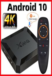X96Q TV Box Android 10 Smart TV Box X96 Q TVBOX ALLWINNER H313 Quad Core 4K 60FPS 24G WIFI Google Playstore YouTube VS X96 MINI5957407