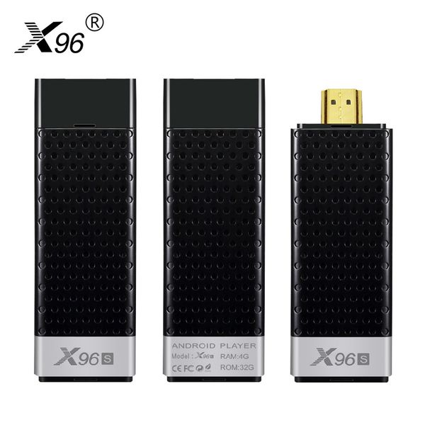 X96S TV Stick Amlogic S905Y2 Android 9,0 DDR3 4GB 32GB Smart TV Box Dongle 4G 32G 4K reproductor multimedia