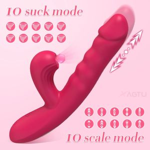 Xbonp 20 Modi G-Spot Vibrator voor Vrouwen Krachtige Clitoris Zuigen Vacuümstimulator Dildo Seksspeeltje Vrouwelijke Volwassen Producten 18 240130