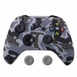 Étui pour contrôleur de jeu Xbox One, étuis de protection pour manettes de jeu, housse de protection pour manettes de jeu en silicone camouflage pour contrôleurs Xbox One / X S DHL gratuit