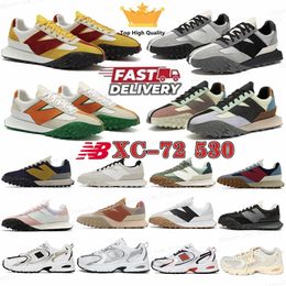 Xc72 Equilibrios para correr Hombres Mujeres Senderismo Zapatillas de deporte Corredores Zapato 530 Blanco Negro Panda Gris Beige Naranja Verde Hombres Deportes Zapatos al aire libre 1