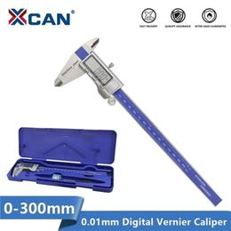 Xcan remklauwen digitale Vernier remklauw 0 150 mm 0 200 mm 0 300 mm LCD roestvrij staal elektronische meter gereedschap 210810