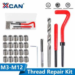 XCAN DRAAD REPARATIE TROOL 25PCS M3/M4/M5/M6/M7/M8/M10/M12/14 Voor het herstellen van beschadigde sleutel sleutel draai boorhand