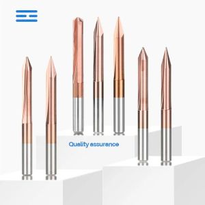 Xcan v vorm eindmolen 3,175 mm schachtmalen snijder 20,30,45,60,90 graden 2 fluit gravure bit router bit cnc carving bit