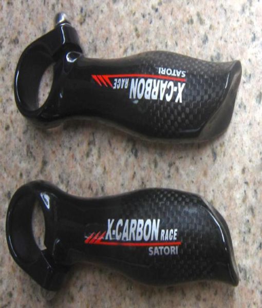 Xcarbon VKT embouts de barre en fibre de carbone complet guidon vtt vélo ergonomique VTT extrémités de barre pièces de cyclisme 115g7368909