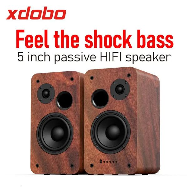 Xdobo haute qualité goût 1978 5 pouces 2.0 canaux 130 W Super basse carte amplificateur pour ménage étagère en bois haut-parleur Bluetooth 240113