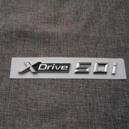 XDrive 50i lettre numéro coffre arrière lettres emblèmes autocollant autocollant pour BMW X5 X63036