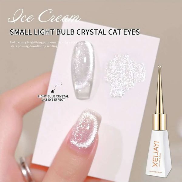 Xeijayi Glitter Gel Gel Polon Miroir étincelant des yeux de surface de surface Nail semi-permanent émail de manucure Produits 240509