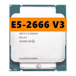 Xeon E5-2666V3 E5 2666v3 E5 2666 v3 2,9 GHz tien-core twintig-draads CPU-processor 25M 135W LGA 2011-3 240115