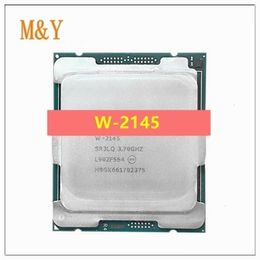 Xeon W2145 CPU 14 nm 8 cœurs 16 fils 37GHz 11 mo 140W processeur LGA2066 pour poste de travail C422 carte mère W2145 240219