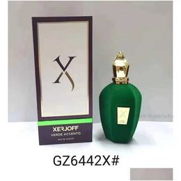 Xerjoff XXerjoff Fragrance Per Verde Accento X Coro 1888 Edp Luxuries Designer Cologne 100Ml Pour Femmes Lady Girls Men Parfum Spray Eau De Drop Dh43L 1 YC76