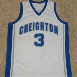 Xflsp 2012-13 # 3 Doug McDermott Creighton Bluejays Maillot de basket-ball rétro cousu avec n'importe quel numéro et nom