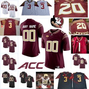 XFLSP 2022 College Custom Stitched College Football Jersey 3 Derwin James 12 Deondre Francois 5 Jameis Winston 2 Deion Sanders 3 Cam Akers # 4 Dalvin