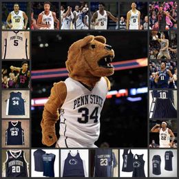 XFLSP 2022 College Final Four Custom Penn State Nittany Lions Basketbal Jersey Jalen Pickett Jersey 13 Jevonnie Scott 3 Sam Sessoms 14 Jalanni White