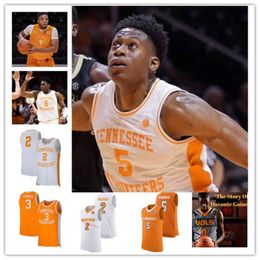 XFLSP College Custom Tennessee Vrijwilligers Stitched College Basketball Jersey 2 Brandon Huntley-Hatfield 0 Jonas Aidoo 15 Jahmai Mashack 12 Victor