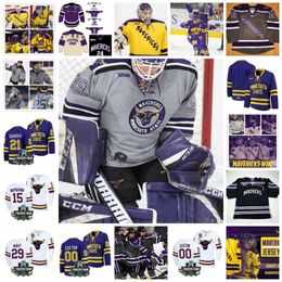 Xflsp Dryden McKay Maillots Minnesota State 2022 Frozen Four Stitched Hockey Jersey 30 Connor LaCouvee 34 Cole Huggins 35 Stephon Williams 39 Jason
