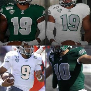 Xflsp EMU Eastern Michigan Eagles jersey 33 Breck Turner 87 Mathew Sexton 12 Tyler Wiegers 20 Blake Banham hombres mujeres jóvenes fútbol cosido