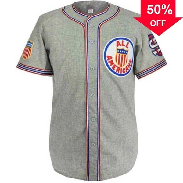 Xflsp GlaA3740 US Tour Of Japan 1934 Road Jersey 100% bordado cosido Vintage Baseball Jerseys Custom Any Name Any Number