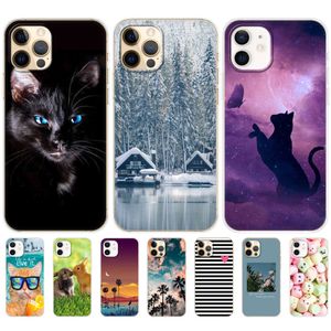 Voor Iphone 12 Case Mini Pro Max Soft Silicon Back Telefoon Cover Apple IPhone12 Iphone12Pro 12Pro Coque