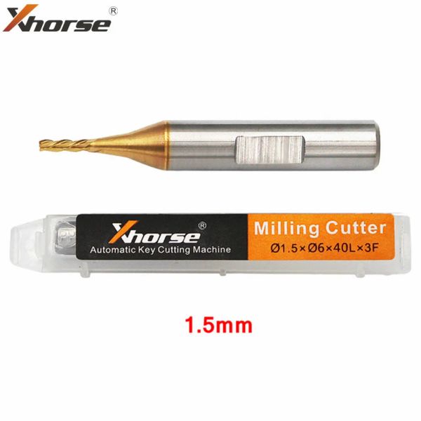 Xhorse Condor Mini Plus Máquinas de corte de llave automática Frescio final Cutter Carbide Butad Bit XP005 XP007 XC002 1.0/1.5/2.0/2.5 mm