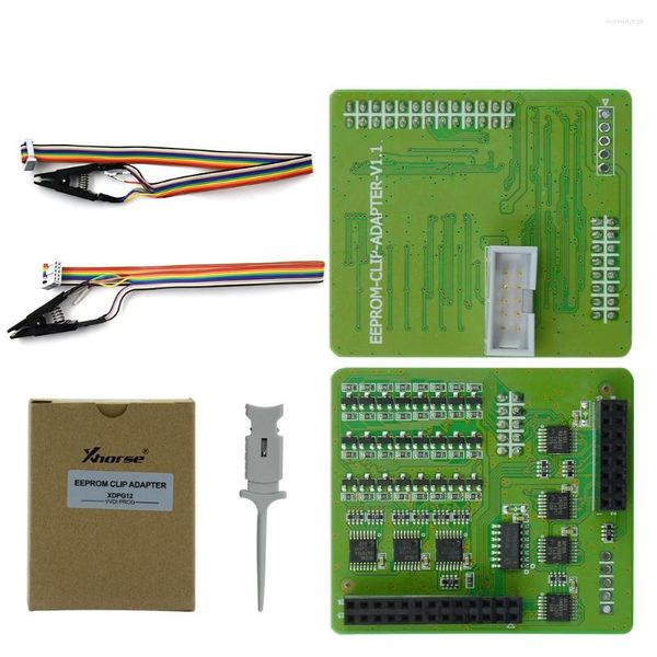 Adaptador de Clip Xhorse EEPROM en circuito, lectura y escritura, paquete de Chip SOP8/DIP8, uso para programador VVDI PROG