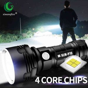 XHP70 / L2 lampe de poche LED super puissante torche tactique USB rechargeable Linterna lampe étanche lanterne ultra lumineuse camping J220713