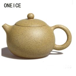 Xi Shi Yixing Théière Célèbre Fait À La Main Original Mine Violet Boue Thé Sésame Pot 230 ml Chinois Teaware 210813